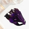 Unique Bargains Sequined Feathers Party Mask 1 Pc - 4 of 4