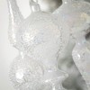12.75"H  12.5"H and 12.75"H Sullivans White Finial Ornament - Set of 3  White Christmas Ornaments - 2 of 2