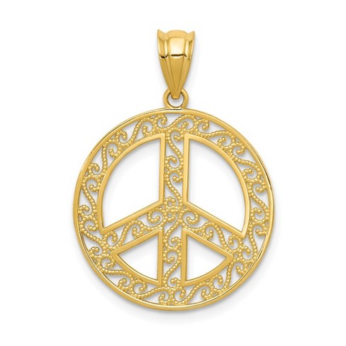 Peace sign necklace target store