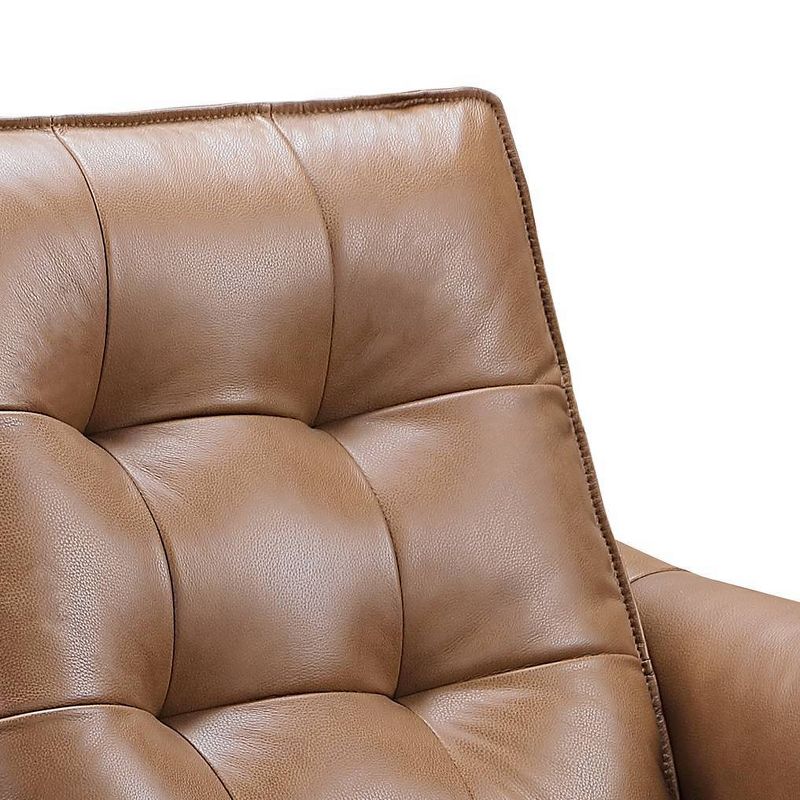 Elliot Leather Power Recliner Chair Camel - Abbyson Living, 5 of 8