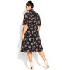 Women's Plus Size Alexandra Dress - black | CITY CHIC - 2 of 4