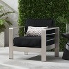 Christopher Knight Home Cape Coral Outdoor Aluminum Club Chairs with Sunbrella Cushions - 2 of 4