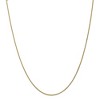 Black Bow Jewelry 1.2mm 10k Yellow Gold Solid Wheat Chain Necklace - 3 of 4