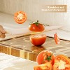 Attop 8-Piece Ceramic Coated Knife Set with Sharpening Rod - High Carbon Stainless Steel Kitchen Knives with Block - 4 of 4