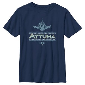 Boy's Black Panther: Wakanda Forever Attuma Logo T-Shirt - 1 of 4