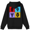 Godzilla Vs. Kong The New Empire Titan Squares Long Sleeve Black Adult Zip-Up Hoodie - 2 of 4