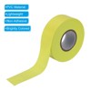 Unique Bargains PVC Non-Adhesive Flagging Tapes for Trail Outdoor 2 Pcs Yellow 1-1/5" x 147 ft - 4 of 4