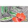 Olivia’s Home Hibiscus Art Doormat – 22"x32" Indoor Rectangle Polyester Rug with Vibrant Tropical Floral Design - 2 of 3