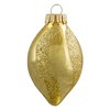 Northlight 2-Finish Glitter Swirls Glass Christmas Finial Ornaments - 2" - Multicolor - 9ct - 2 of 4