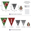 Big Dot of Happiness End Zone - Football - DIY Baby Shower or Birthday Party Pennant Garland Decoration - Triangle Banner - 30 Pieces - 3 of 4