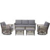 Buenhomino Patio Furniture Wicker Outdoor Conversation Set - 3 of 4