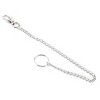 Unique Bargains Portable Metal Lobster Clasp Carabiner Hook Split Ring Key Chain Keyring - 2 of 4