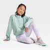 Girls' Airy Sleek 1/2 Zip Sweatshirt - All In Motion™ - 3 of 3