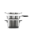 Select by Calphalon 10pc Stainless Steel Space Saving Set - image 3 of 4