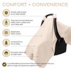Comfy Cubs Baby Car Seat Cover - Infant Car Seat Cover for Sun with Large Size Car Seat Canopy - 3 of 4