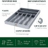 Expandable Silverware Drawer Organizer 7-9 Slots - Bamboo Utensil Organizer 17.5 x 13.5 - 20 - Royal Craft Wood - 2 of 4