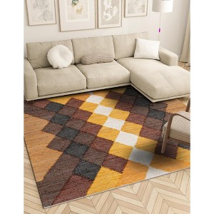 Unique Loom Chindi Cotton Collection Area Rug - Aarna - 1 of 4