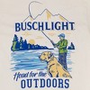 Mens Busch Light Head for The Outdoors Lake Fishing T-Shirt - 2 of 3