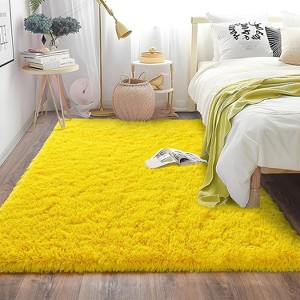 LOVEVOOK 5x7 Feet Area Rugs for Living Room Bedroom, Non-Slip Fluffy Soft Shag Rug, Plush Carpet for Home Dorm Decor Aesthetic - 1 of 4