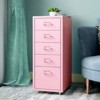 YIYIBYUS Metal File Storage Cabinet with 5 Drawers, Vertical Filing Cabinets with Wheels - 2 of 4