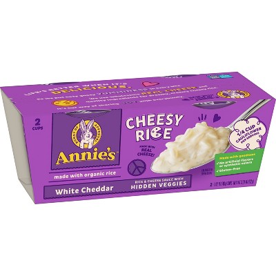 Annie's Cheesy Rice White Cheddar - 3.24oz/2pk