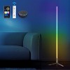JONATHAN Y Potts 60.5" Modern Contemporary Aluminum/Iron Integrated (Includes LED Light Bulb) Post Floor Lamp - 3 of 4