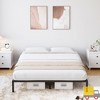 Garvee Metal Platform Bed Frame with Heavy Duty Steel Slats,Noise-Free,Reinforced Center Support,Under-Bed Storage Space,No Box Spring Needed - 4 of 4