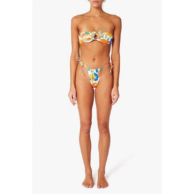 Women's RING BANDEAU BIKINI TOP - WE WORE WHAT