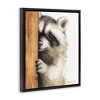 Stupell Industries Peering Raccoon Watercolor, 25" x 31" - 3 of 4