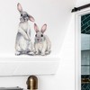 Rabbit Pattern Wall Sticker, Wall Decals for Kids Bedroom, Removable Cartoon Animal Wall Stickers for Nursery Decoration, 30 * 40CM - 3 of 4