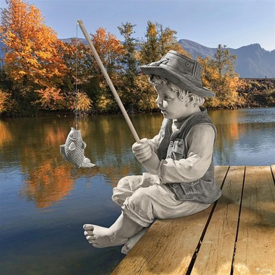 Design Toscano Frederic, the Little Fisherman of Avignon Statue