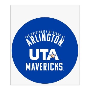 Texas at Arlington Mavericks Logo Automotive Car Window Locker Circle Bumper Sticker - 1 of 4