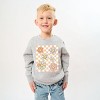 The Juniper Shop SmileyWorld Checkered Floral Distressed Youth Sweatshirt - 2 of 4
