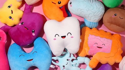 Nerdbugs Tooth Organ Plush Toy Target