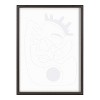 Kate and Laurel Blake El Ray Framed Printed Glass by Shatha Al Dafai, 18x24, Gray - 4 of 4