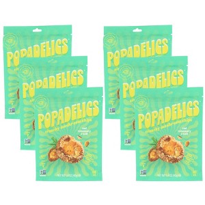 Popadelics Crunchy Rad Rosemary and Salt Mushroom Chips - Case of 6/1.4 oz - 1 of 4