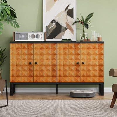 Bella Depot 55.39''W Modern Storage Sideboard Buffet Cabinet
