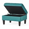 GDFStudio Bridger Contemporary Fabric Tufted Storage Ottoman - image 4 of 4