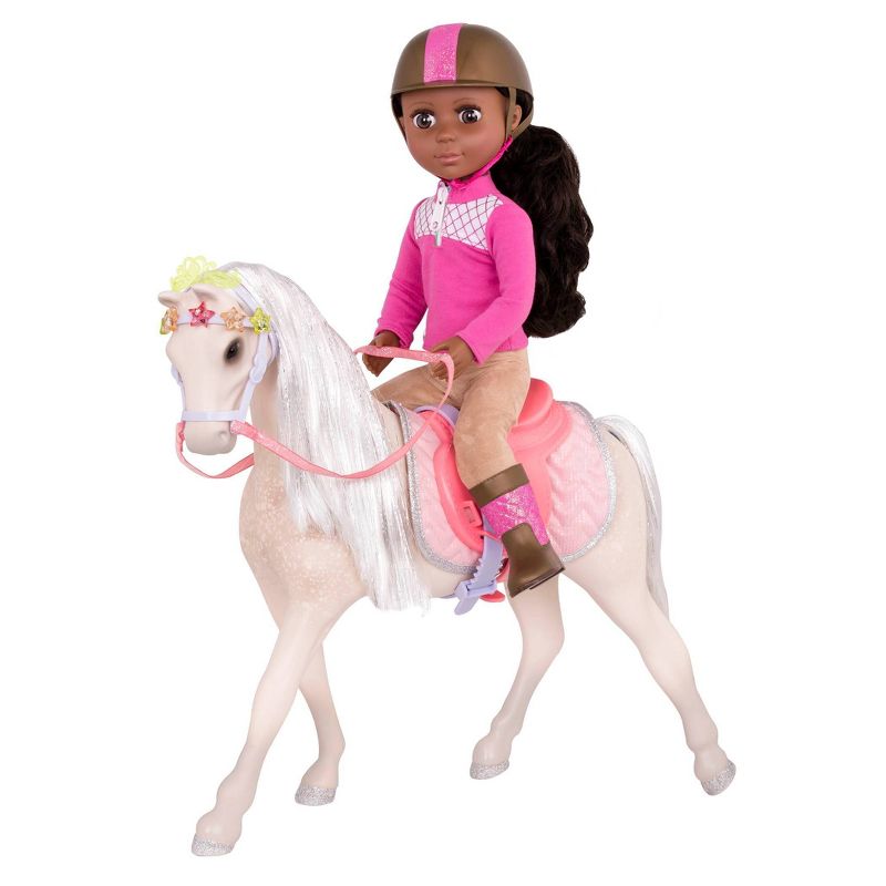 Glitter Girls Starlight 14&#34; Horse with Tiara Accessory Set for 14&#34; Dolls, 5 of 7