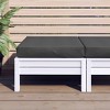vidaXL Pallet Cushion Melange Anthracite 23.6"x23.6"x3.9" Fabric - 3 of 4