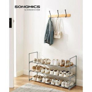 SONGMICS Shoe Rack, 3 Tier Shoe Organizer, Metal Shoe Storage Shelf - 1 of 4
