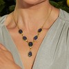 Ross-Simons 55.00 ct. t.w. Sapphire Y-Necklace in 18kt Gold Over Sterling Size 18 - 3 of 4