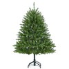 Artificial Christmas Tree PVC Mixed Needles Adjustable Warm and Cool Light Modes, Holiday Tree, Easy to Assemble - 2 of 4