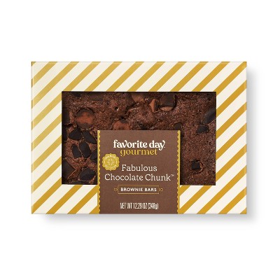 Fabulous Chocolate Chunk Brownie Bar - 12.29oz - Favorite Day™