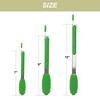 Stainless Steel Kitchen Tongs Set Silicone Food Cooking Tongs 3Pcs - 3 of 4