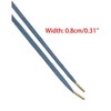 INSPIRE CHIC Cotton Blend Denim Flat with Metal Tips Shoelace for Sneakers 0.31'' Width 1 Pair - 2 of 4