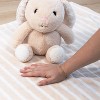 The Peanutshell Gift Set, Fluffy Bunny Plush Stuffed Animal Toy and Blanket for Boys and Girls - 3 of 4