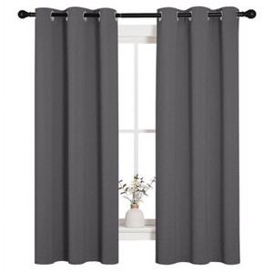 NICETOWN Grommet Top Blackout Curtains, Thermal Insulated Noise Reducing Window Drapes (Set of 2) - 1 of 4