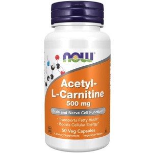 Acetyl-L-Carnitine 500mg by Now Foods  -  50 Capsule - 1 of 3