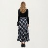 Anna-Kaci Women’s Plaid Maxi Skirt with Soft Flowing Drape, Flattering A-Line Silhouette, and Comfortable Stretch Waistband Detail - 4 of 4